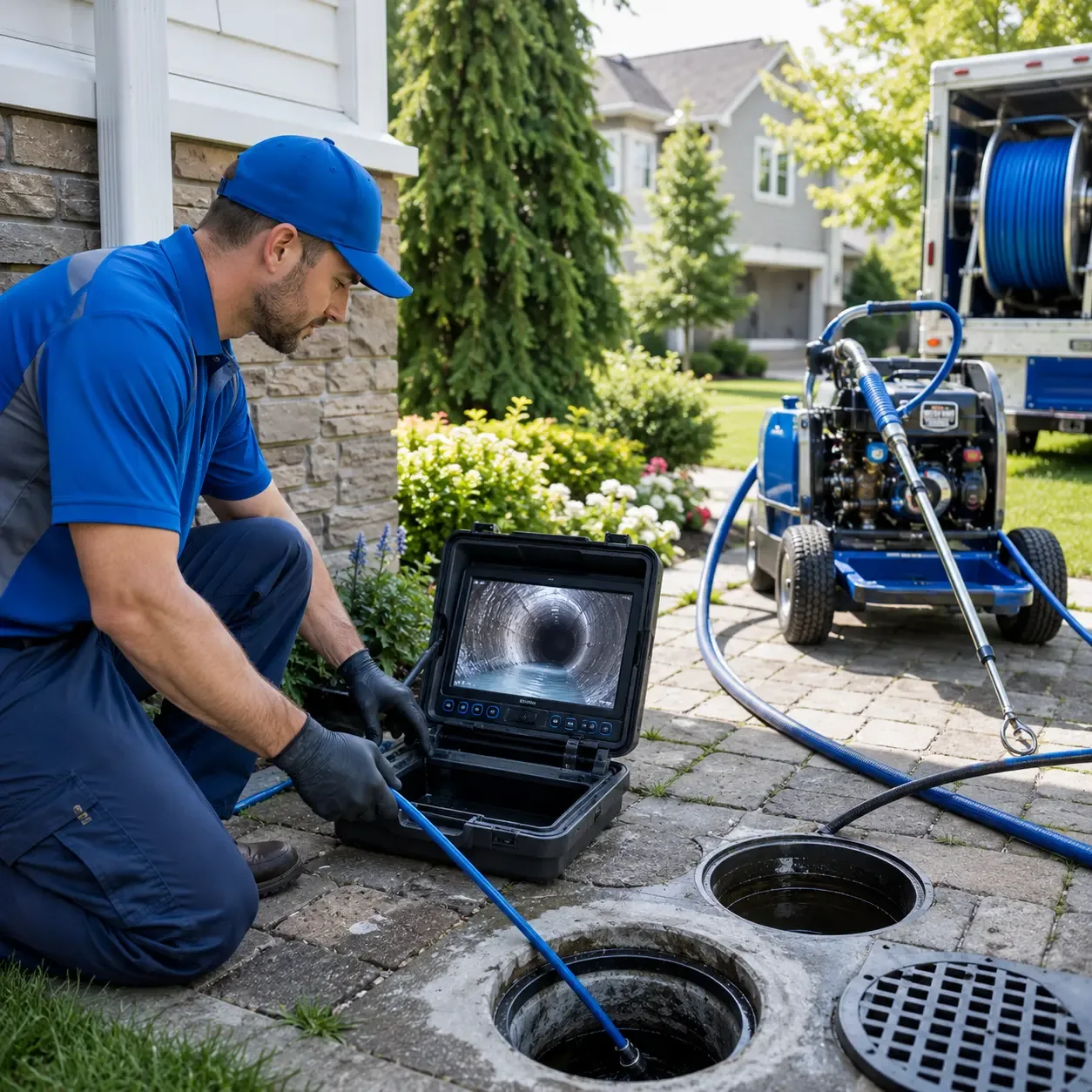Outdoor drain cleaning professionals serving Orono, ME